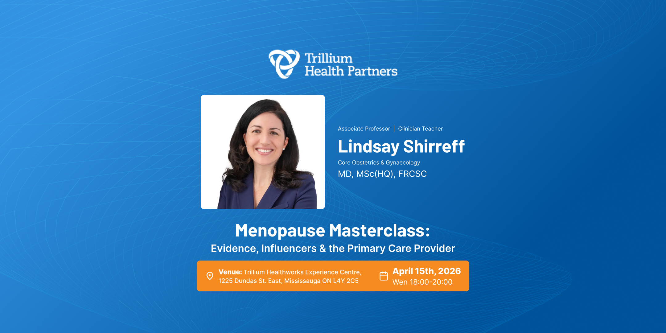 Menopause Masterclass Banner